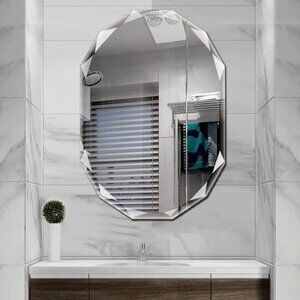 Snugace Oval Beveled Edge Mirror